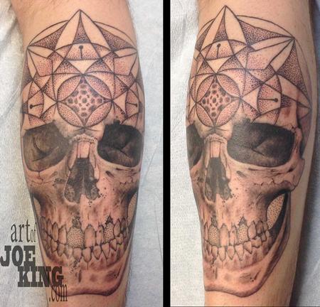 Tattoos - Geometric  Skull  - 89360